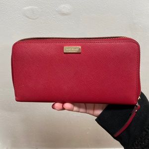 Red Kate Spade Wallet